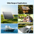 HQST 100W 12V Solar Panel, 9BB, 23% High Efficiency, Grade A+ Cells, IP65