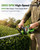 TaskStar Hedge Trimmer Cordless 22", 20V Electric Bush Trimmer, 2 Batteries