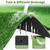 Tangkula 10 FT x 6.5 FT Artificial Grass Turf, Realistic Indoor Outdoor Garden Lawn Landscape Grass Turf with 0.3" Pile Height & Drainage Hole, Fake Faux Grass Dog Potty Pad for Patio, Lawn, Courtyard
