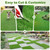 Tangkula 10 FT x 6.5 FT Artificial Grass Turf, Realistic Indoor Outdoor Garden Lawn Landscape Grass Turf with 0.3" Pile Height & Drainage Hole, Fake Faux Grass Dog Potty Pad for Patio, Lawn, Courtyard