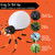 JOYIN 8 FT Halloween Inflatable Giant Spider Outdoor Decorations, Blow Up Spider Yard Decorations with Rotating Colorful Light and Glowing Eyes for Halloween Party Lawn Garden Outside Decor