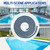 Pool Vacuum Hose, Manual Above/In Ground Swimming Pool Clean Hose 1.25"x30'