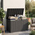 DRATO 60 Gallon Outdoor Storage Box Waterproof, Lockable Deck Box, Black