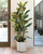 LE TAUCI 12 Inch Pot for Plants, Ceramic Indoor Planter, White