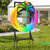 Garden Water Hose Holder Freestanding with Storage Basket for Outside