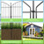 Decorative Garden Fence, 24in (H) x 20ft(L) No Dig Fence