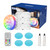SANSI LED Submersible Lights Pro 4 Packs with Remote, 20 RGB Color Changing
