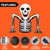 Joiedomi 5.5 FT Long Halloween Inflatables Outdoor Decorations, Skeleton Halloween Decor Blow Up Yard Decorations with LEDs, Inflatable Skeleton Ground Breaker for Outside Lawn Garden Decor