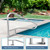 Pool Rail for inground Pools(54x32), 304SS Swimming Pool handrail w/Cover