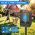 Solar Bug Zapper Outdoor, Waterproof Mosquito Zapper Auto On/Off Cordless