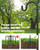 2 Pack 92 Inch Adjustable Metal Shepherd Hooks for Bird Feeder Outdoor