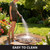 New Large 36"x24" Heavy Duty Welcome Mat Outdoor with Non-Slip Rubber Backing - Durable Outdoor Door Mat for Front Door Entrance, Garage, Patio & High Traffic Areas - Stone Scroll Design（Wood）