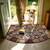 New Large 36"x24" Heavy Duty Welcome Mat Outdoor with Non-Slip Rubber Backing - Durable Outdoor Door Mat for Front Door Entrance, Garage, Patio & High Traffic Areas - Stone Scroll Design（Wood）