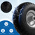 OEBYZWSL 4.10/3.50-4 Flat Free Tire and Wheel, 10" Solid Tire,2-Pack