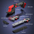 Hedge Trimmer Cordless for Milwaukee 18V MAX Battery (Black-Red)