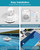 Pool Alarm for Inground & Above Ground Pools, Floating Pool Safety Alarm for Kids & Pets, No App, No WiFi Needed, 85dB+ Loud Alert at 10 ft, Adjustable Sensitivity, Covers 20x40ft (WH&GR)