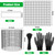5 Pack Plant Protectors from Animals, 17x14" Plant Cages for Outdoor Plants