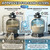 ADIOS! Pool Filter Cleaner for Cartridge DE and Sand, 12X Enzyme Soak 128oz
