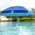 HOSONIC Floating Umbrella for Pool with Portable Floating Table, Blue