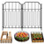 Goovilla Garden Fence, Total 10ft(L) x 21in(H), 10 Pcs, Rustproof Metal