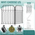 Goovilla Garden Fence, Total 10ft(L) x 21in(H), 10 Pcs, Rustproof Metal