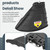 Black 631-05168C Discharge Chute Assembly for Cub C-adet Fabricated Decks, Fits RZT ZT1 ZT2 ZT3 SX LX XT1 Ultima 50 54 CYT5023SE Sup-er Bronco SZ2454 Z6900 Replaces 631-05168, 631-05168A, 631-05168B