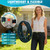Svansea 100FT Garden Hose, Non-Expandable Flexible Fabric Water Hose with 10-Function Spray Nozzle, Kink-Free Lightweight Yard Hose with 3/4" Solid Brass Connectors for Lawn, Outdoor, RV & Marine Use