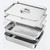QURAS Grill Prep & Serve Tray Set with Lids 5-Piece Grill Carry System