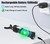 Cattle Prod Rechargeable with Led Light, Waterproof Cattle Prod Stick, Retractable Cattle Prod, Lightweight Pig Cattle Prod Livestock, Cow Prod, Electric Cattle Prod, 37 Inch, Black