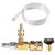 YAMATIC Adjustable Chemical Injector Kit, Downstream Injector Kit for Pressure Washer, 3/8 Inch Connectors, Soap Injector with Siphon Hose & Soap Nozzle,Max 4500 PSI