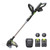 NovorikX 20V String Trimmer Cordless, 12 Inch Battery Powered Grass Trimmer for Women & Seniors, 2 x 2.0Ah Batteries & Charger Included, 3.7lbs Light Weight Weed Wacker