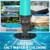 Pool Vacuum for Above Ground Pool, 18GPM Powerful Suction/87” Extension Pole/60Mins Runtime, Spot Fast Cleaning Cordless Handheld Pool Vacuum Cleaner for Spas Inground Above Ground Pool Vacuums
