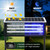 Solar Bug Zapper Outdoor, 30W Large Mosquito Zapper Outdoor