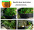 Anleolife 40ft Flexible Plastic Landscape Edging Coil with 12 Stakes