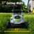 Cordless Lawn Mower, 17 in Walk Behind Lawn Mower for Yard & Garden