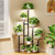 Corner Plant Stand with Grow Lights, 7 Tier Plant Stand Indoor (Square)