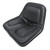 Keystone Seats Steel Pan Lawn Mower, Tractor & Equipment Seat – 1 YEAR WARRANTY – Mid-Back Black Vinyl, Drain Holes – Fits Cub Cadet, Craftsman, Husqvarna, Toro, MTD, Snapper, Murray, Bad Boy