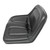 Keystone Seats Steel Pan Lawn Mower, Tractor & Equipment Seat – 1 YEAR WARRANTY – Mid-Back Black Vinyl, Drain Holes – Fits Cub Cadet, Craftsman, Husqvarna, Toro, MTD, Snapper, Murray, Bad Boy