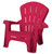 Little Tikes Kids Garden Chair 4 Pack in Red, Outdoor Toddler Activity Adirondack Chairs for Picnic, Garden, Patio, Backyard & Beach, Outdoor Chair Set