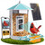 Onlyfly Smart Bird Feeder with 2K AI Camera Solar Powered for Backyard