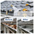 Giryarciga Pressure Washer Extension Wand for Gutter Cleaning - Stainless Cleaning Tools with Spray Nozzle Tips,30°90°120°Curved Rod 1/4’’Quick Connect Replacement for Anti-Leaked Ring 4000 PSI