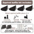 Pirateant 24 Inch Metal Squirrel Baffle,Adjustable Opening Size, for Up to 4x4 Wide Wooden Post,Squirrel Baffle for Bird Feeders Without Removing Bird Feeder Poles Or Shepherd's Hooks.Deep Black 1Pack