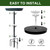 Bird Bath with Solar Fountain, Durable 5-Prong Base Solar Bird Bath with Stable Metal Stake, Detachable Solar Powered Bird Baths for Garden Outdoor Yard Lawn, Spotted Green
