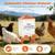Eggluuz 3.6 Gallons Chicken Waterer Bucket with Water Cups, Adjustable Legs and Anti-Roost Cone