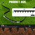 SnugNiture Galvanized Steel Landscape Edging, 4.5 inch,33Ft Total