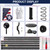25FT Heavy Duty Flag Pole, 2.7" Aluminum, Solar Light, 100MPH Wind Tested
