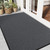 EZ2LIVE Front Door Mat, 3' x 5' Heavy Duty Door Mat Outside Entrance, Non-Slip Welcome Mat, Absorbent & Dirt Resistant, Low Profile Large Door Mats, Commercial Rugs for Entryway Indoor Outdoor, Grey