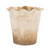 Creative Co-Op Terra-Cotta Planter with Ruffled Edge, Distressed Natural Finish
