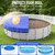 Winter Pool Cover 24Ft Round Above Ground, Extra Thick Swimming Pool Cover