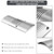 Upgraded Flame Broiler Kit PB1100PS1 Replacement Parts for Pit Boss Flame Broiler Slide Cover Bottom Pro Series 1100 1150 1600 1000 Austin XL PB1000XLW1 PB1150PS2 PB1600PS1 Grill Parts Broiler Plate